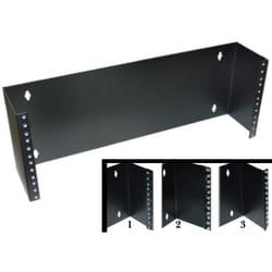 4U Hinged Wall Mount Patch Panel Bracket - 19 Patch Panel Swing Rack for Shallow Network Equipment 6 Inch Deep Dimensions: 7 (H) x 19 (W) x 5.8 (D) in