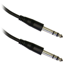 CableWholesale 10A1-62125 audio cable 7.6 m 6.35mm Black