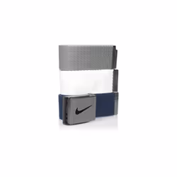 Nike Men's 3 Pack Golf Web Belt  White/Gray/Navy  One Size