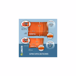 Unisex's, Orange, L Drift Camping Pillow, L, One Size