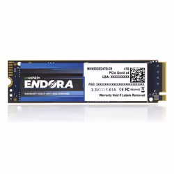 Mushkin Endora- 4TB | MKNSSDED4TB-D8, 4 TB, M.2, 5050 MB/s