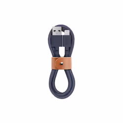 Native Union BELT-L-MAR-2, 1.2 m, Lightning, USB A, Blue, Straight, Straight