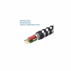 Native Union BELT Cable - 4ft Ultra-Strong Reinforced [Apple MFi Certified] Lightning to USB Charging Cable with Leather Strap for iPhone/iPad (Zebra)