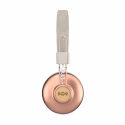 The House Of Marley Positive Vibration 2 Wireless Headset Wired & Wireless Head-band Calls/Music Micro-USB Bluetooth Copper, White