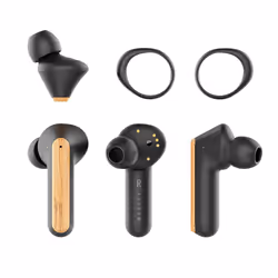 The House Of Marley Redemption ANC Headset Wireless In-ear Music USB Type-C Bluetooth Black, Wood
