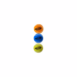 Nerf Dog Mega Strength Tennis Balls Toy, Small, Pack of 3