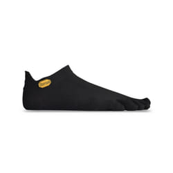 Vibram FiveFingers Athletic No Show Toe Adult Sport Socks 1 Pair Black - Black, Up to UK 4