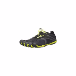 Vibram V-Run Five Fingers Barefoot Mens Running Shoes Trainers - Black/Yellow - 45