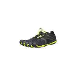 Vibram V-Run Five Fingers Barefoot Mens Running Shoes Trainers - Black/Yellow - 45