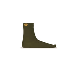 Vibram Wool Blend Crew Five Fingers Performance Toe Socks - Military Green - M