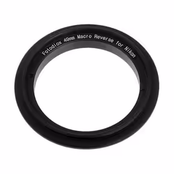 Fotodiox 10-REVERSE-NIKON-49, Black, Metal, Nikon D7100, D7000, D5300, D5200, D5100, D5000, D3300, D3200, D3100, D3000, D800, ...
