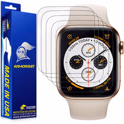 ArmorSuit 6 Pack for Apple Watch Series 4/5 (44mm) Screen Protector MilitaryShield HD Clear Film - Made in USA