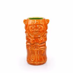 Geeki Tikis Star Wars Wicket Ewok Mug | Official Star Wars Collectible Tiki Style Ceramic Cup | Holds 14 Ounces