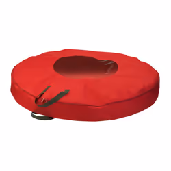 Honey-Can-Do 36-Inch Red Holiday Wreath Storage with Handles