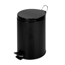 Honey-Can-Do International  LLC TRS-05170 Step Trash Can  12-Liter 3-Gal  Black