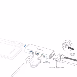 j5create JUH340 USB 3.0 4-Port Hub - Additional view 7
