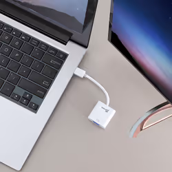 j5create JDA213 HDMI™ to VGA Adapter, White - Additional view 6
