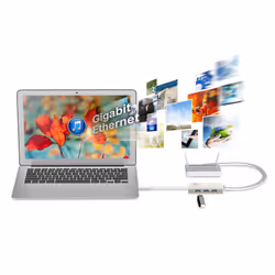 j5create JCH471 USB-C™ Gigabit Ethernet & Hub Multi Adapter, Metallic Champagne - Additional view 8