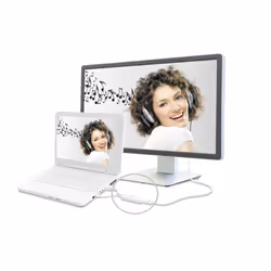 j5create JDA214 VGA to HDMI™ Video Audio Adapter, White - Additional view 4