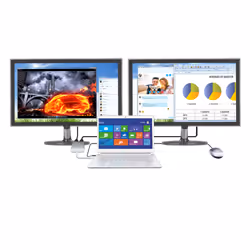 j5create JUA365 USB™ 3.0 to Dual HDMI Multi-Monitor Adapter, Silver - Additional view 5