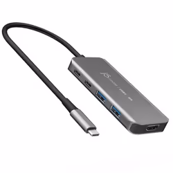 j5create JCH453 USB4® 8K60 Slim Hub, USB4, HDMI, USB 3.2 Gen 2 (3.1 Gen 2) Type-A, USB 3.2 Gen 2 (3.1 Gen 2) Type-C, USB Type ...