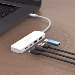 j5create Eco-Friendly USB-C to 4-Port Type-C & Type-A Gen 2 Hub - Additional view 5