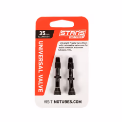 Stan's NoTubes Alloy Valves, Service kit, Bicycle disc brake rotor straightener, Wheel, Black, Aluminium, 35 mm