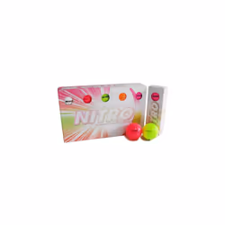 White Out Golf Balls (Pack of 15) - Multi-Colour