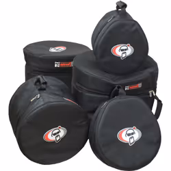 Protection Racket N1800-12, Drum, Case set, Black, Soft case, Round, Black