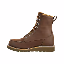 Carhartt Men's Waterproof 8"" Moc Soft Toe Wedge Boot Chocolate Brown