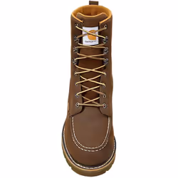Carhartt Men's Waterproof 8"" Moc Soft Toe Wedge Boot  Chocolate Brown