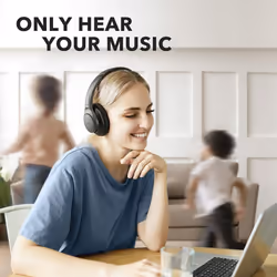 Anker Soundcore Life Q20 Hybrid Active Noise Cancelling Headphones, Wireless Over Ear Bluetooth Headphones, 40H Playtime, Hi-Res Audio, Deep Bass, Mem