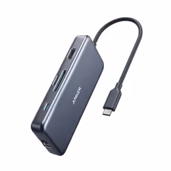 Anker A83520A1, USB 3.2 Gen 1 (3.1 Gen 1) Type-A, Black, MicroSD (TransFlash), SD, USB 3.2 Gen 1 (3.1 Gen 1) Type-C, Windows  ...