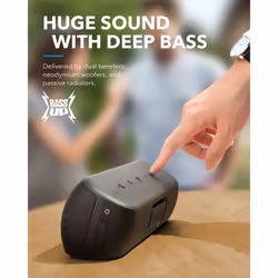 Soundcore Motion+ Bluetooth Speaker with Hi-Res 30W Audio, BassUp, Extended Bass and Treble, Wireless HIFI Portable Speaker, App, Customizable EQ, 12H