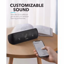 Soundcore Motion+ Bluetooth Speaker with Hi-Res 30W Audio, BassUp, Extended Bass and Treble, Wireless HIFI Portable Speaker, App, Customizable EQ, 12H - Additional view 5