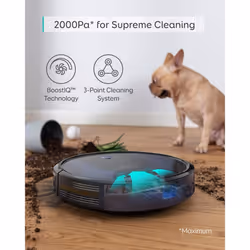 eufy BoostIQ RoboVac 15C MAX, Wi-Fi, Super-Thin, 2000Pa Suction, Quiet, Self-Charging Robotic Vacuum Cleaner, Cleans Hard Floors to Medium-Pile Carpet