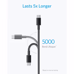 Anker [2-Pack 3ft Premium Double-Braided Nylon USB-C to USB-A 2.0 Cable