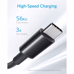 USB-A to USB-C Charger Cable 2 Pack (6ft Nylon), 331 Cable, USB C to USB 2.0 Double Braided Type C Charging Cable for Samsung Galaxy S8 S8+ S9 S9+,