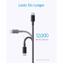 USB-A to USB-C Charger Cable 2 Pack (6ft Nylon), 331 Cable, USB C to USB 2.0 Double Braided Type C Charging Cable for Samsung Galaxy S8 S8+ S9 S9+,