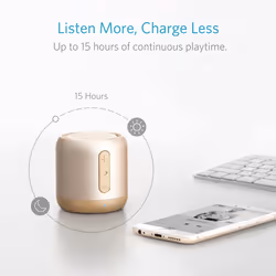 Anker Soundcore mini, Super-Portable Bluetooth Speaker with 15-Hour Playtime, 66-Foot Bluetooth Range, Wireless Speaker with...