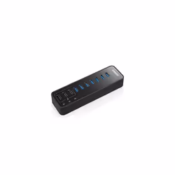 Anker® 60W 7-Port USB 3.0 Data Hub, 3 PowerIQ Charging Ports, Guaranteed Safety
