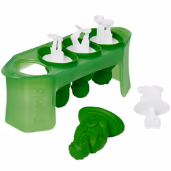 Tovolo Zombie Popsicle Molds (Set of 4) - Mess-Free Silicone Ice Pops with Reusable Sticks for Freezer Snacks / Dishwasher-Sa ...
