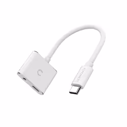 Cygnett CY2866PCCPD, 3.5mm, Male, USB Type-C, Female, 0.13 m, White