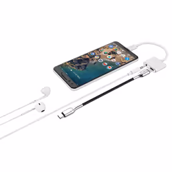 Cygnett CY2866PCCPD audio cable 0.13 m 3.5mm USB Type-C White