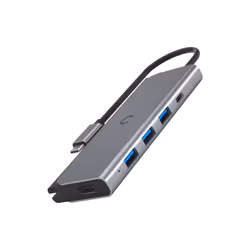 Cygnett CY3318HUBC3, USB 2.0 Type-C, HDMI, USB 3.2 Gen 1 (3.1 Gen 1) Type-A, USB 3.2 Gen 1 (3.1 Gen 1) Type-C, 1 pc(s), 0.15  ...