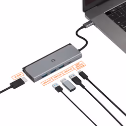 Cygnett CY3318HUBC3 laptop dock/port replicator USB 2.0 Type-C