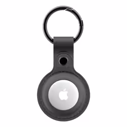 Cygnett CY3808CYAAT, Case, Black, Apple, Genuine leather, Scratch resistant, AirTag