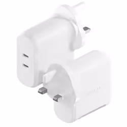 Cygnett Power Plus 24W 4 USB-A Multiport Wall Charger, White