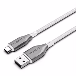 Cygnett CY4682PCUSA, 1 m, USB A, USB C, USB 2.0, 0.48 Gbit/s, White