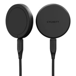 Cygnett ChargePuck Qi2.0 Headphones, Smartphone Black USB Wireless charging Fast charging Indoor